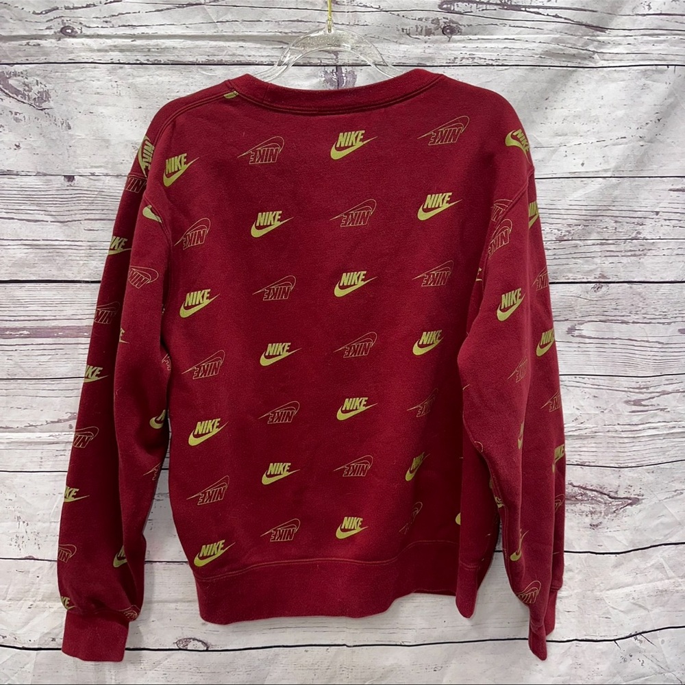 Nike Womens Logo Printed Crewneck Sweater Size Small - Picture 3 of 3
